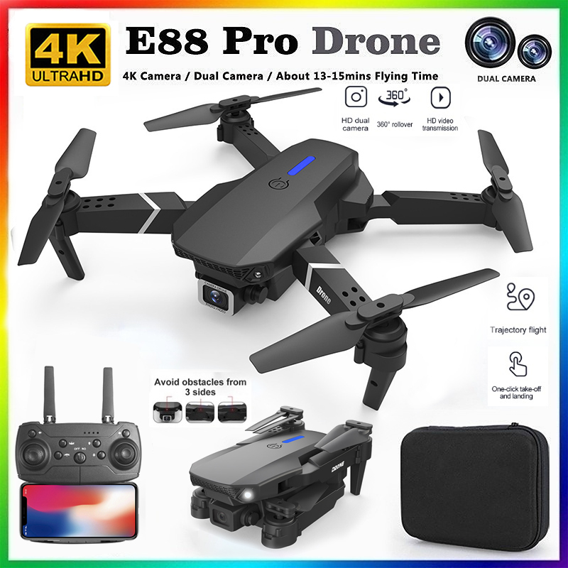 Rc Drone E88 - 2026 BARU E88 Drone Profesional HD