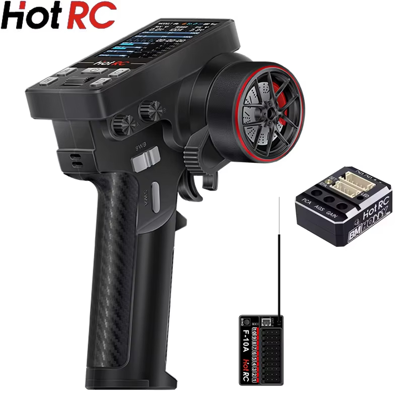 Joystick Rc Drone - HotRC CT-10B 10Ch 2.4Ghz RC Transmitter