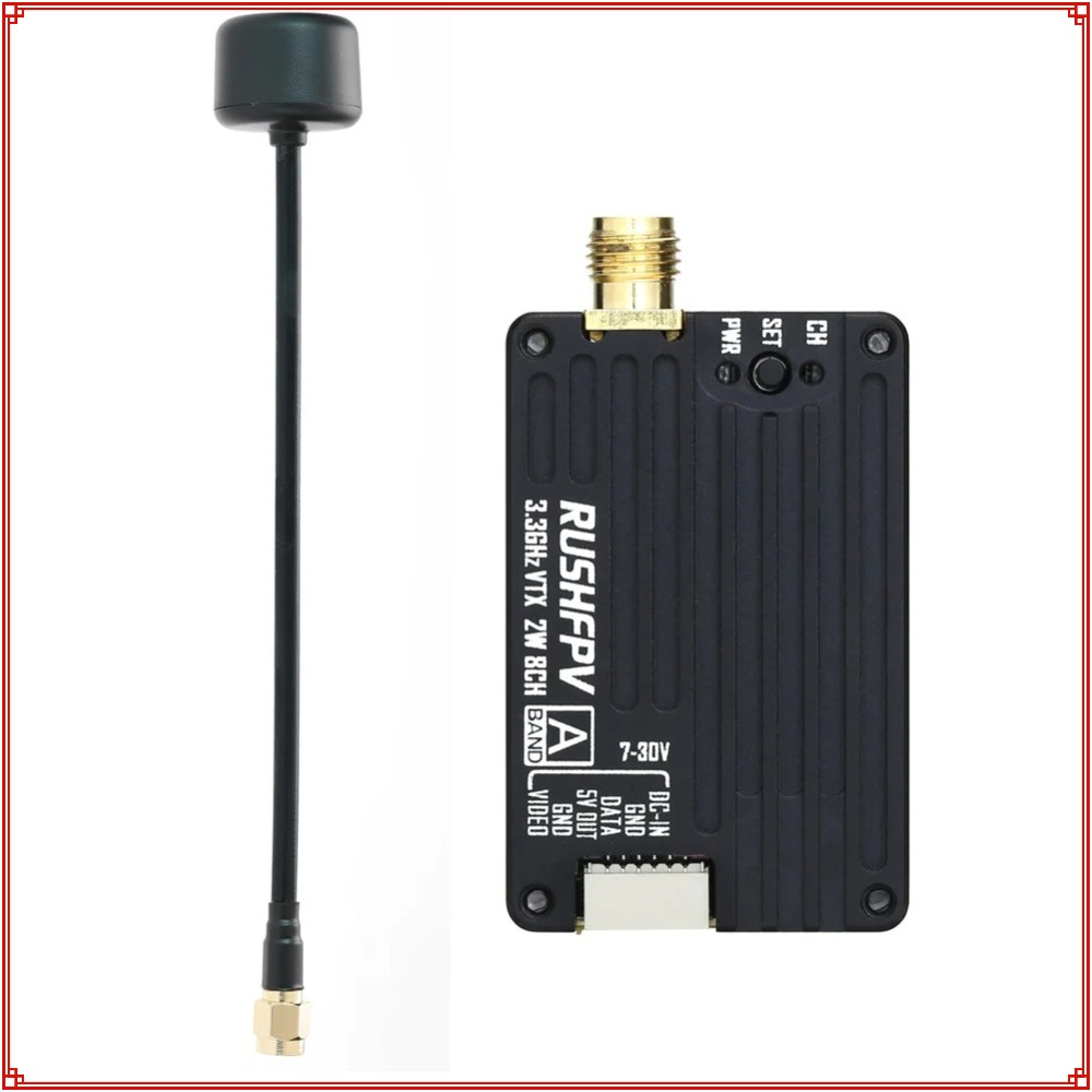 Fpv Antenna Receiver - 2026 RUSHFPV 3.3G 2W VTX Transmitter