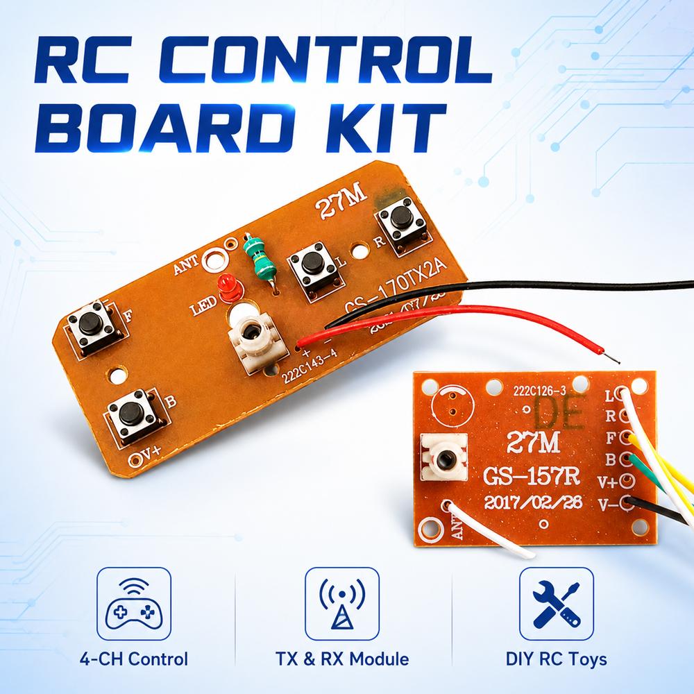 Joystick Rc Drone - 4CH RC Remote Control Circuit PCB