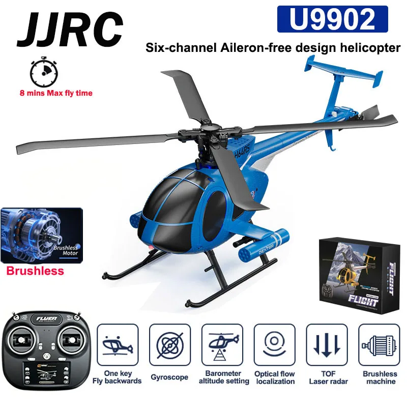 Drone Rc Fighter Jet - Helikopter RC Baru 2026 MD500 6CH