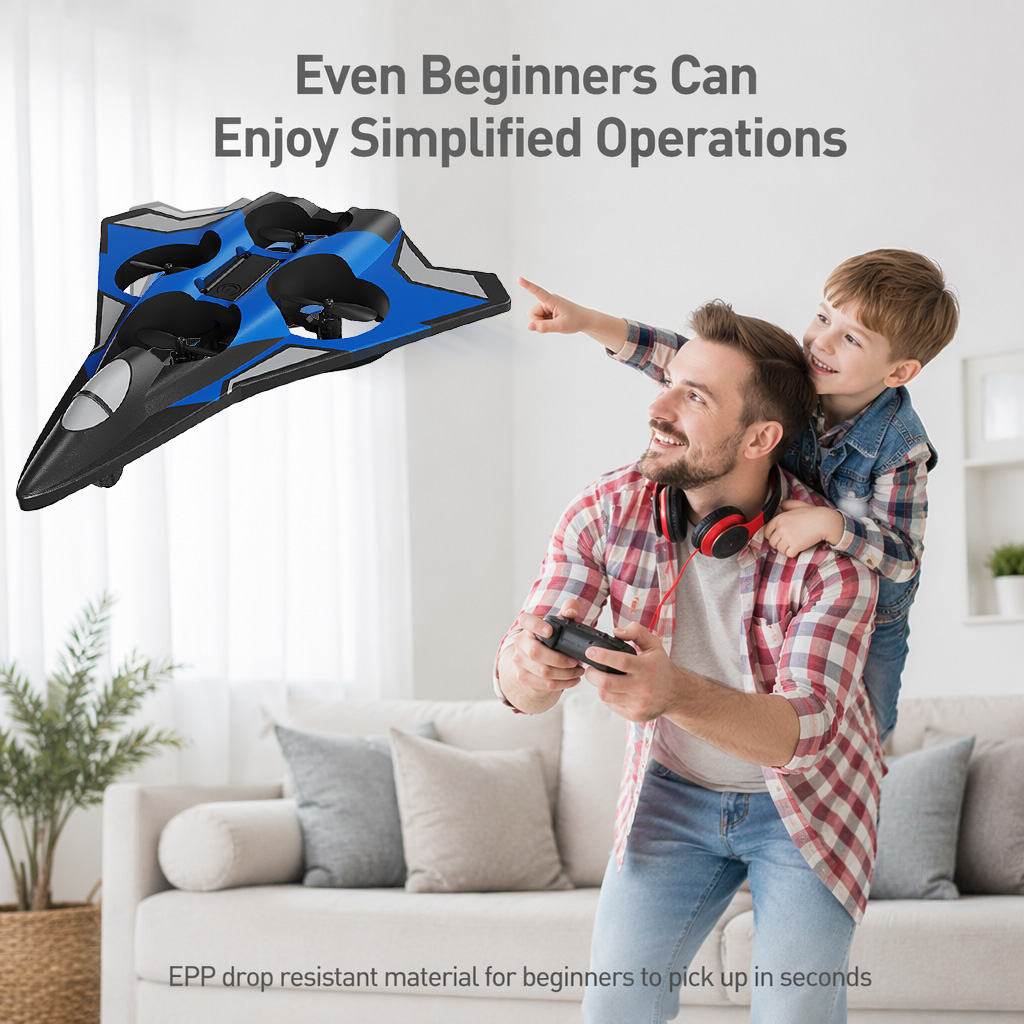 Drone Rc Fighter Jet - Helikopter RC 2.4G Baru, Pesawat Tempur