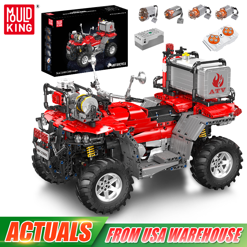 Drone Carrera Rc - Mould King 23003 Mainan Mobil Teknis