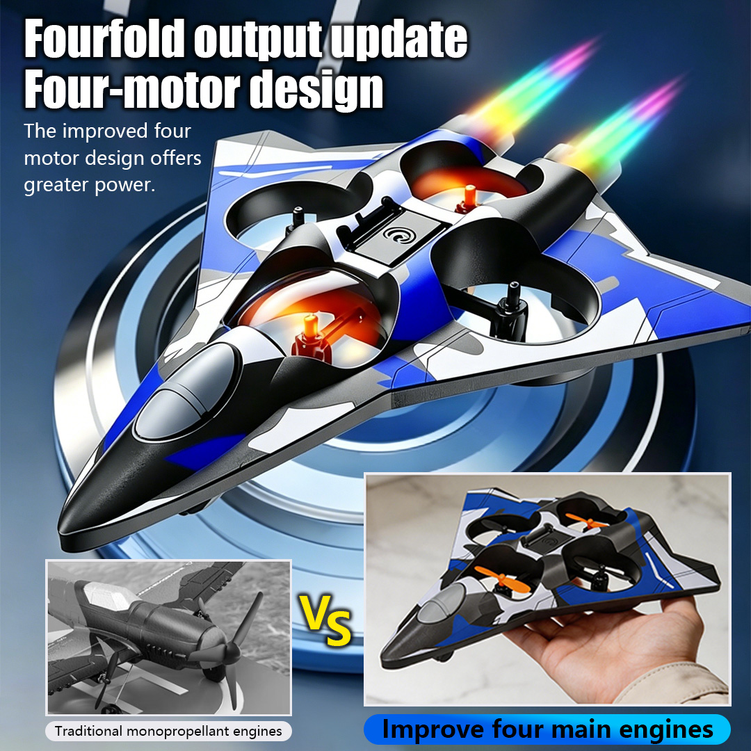 Drone Rc Fighter Jet - Helikopter Stunt Pesawat Busa, Jet Tempur