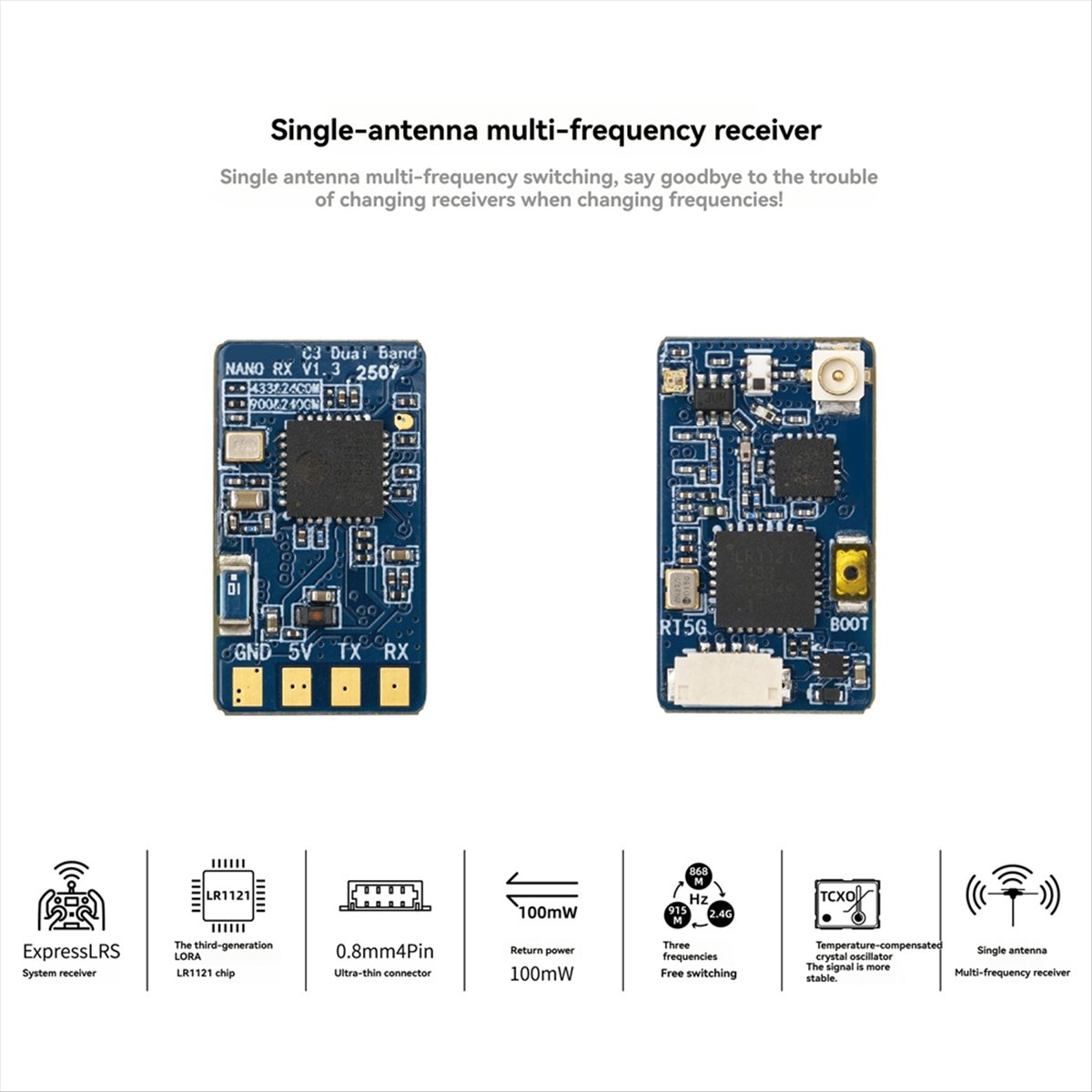 Drone Rc Frequency - L73A NEW ELRS Dual Band Nano