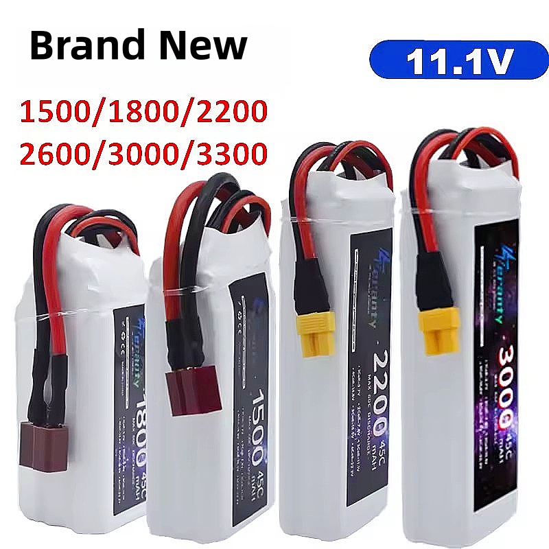 Drone Carrera Rc - Baterai LiPo 11.1V 3S 1500mAh 1800mAh