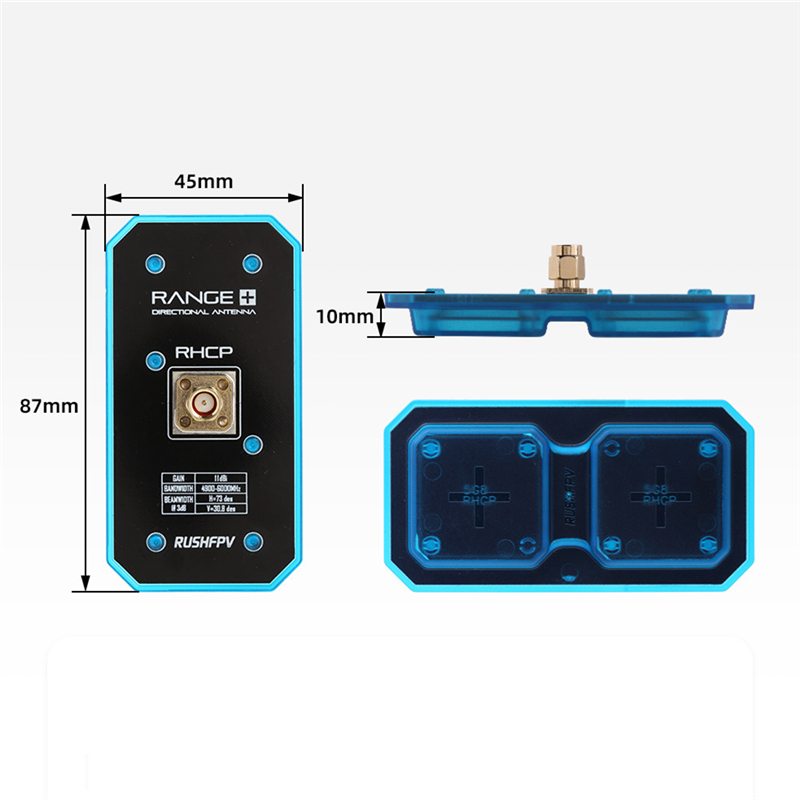 Fpv Antenna Receiver - Antena Patch FPV 5.8GHz Jangkauan Jauh