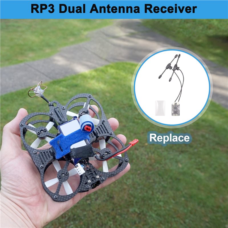 BEDW-RP3 Penerima Antena Ganda - Fpv Antenna Receiver ulasan dan harga