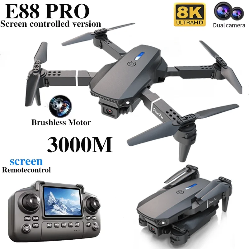 Drone E88 PRO Profesional deng - Rc Drone E88 ulasan dan harga