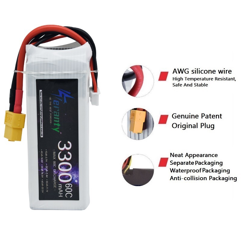 LiPo baterai isi ulang 4S 3300 - Drone Carrera Rc ulasan dan harga