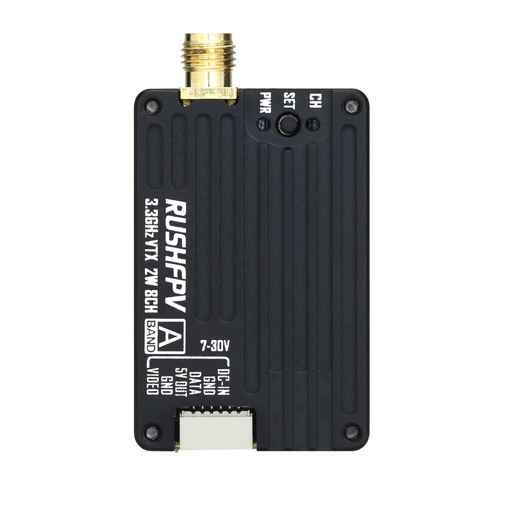 RUSHFPV 3.3G 2W VTX Transmitte - Fpv Antenna Receiver ulasan dan harga