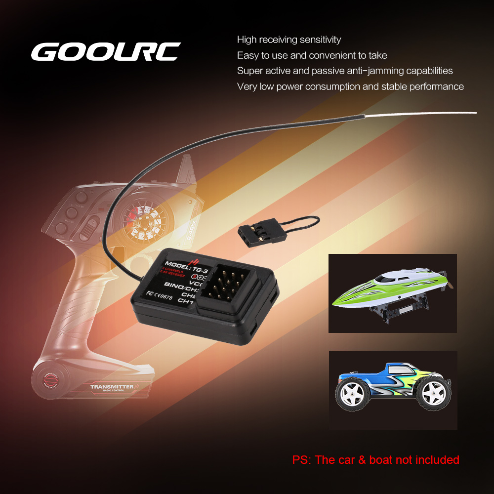 GoolRC TG-3, penerima kapal mo - Joystick Rc Drone ulasan dan harga