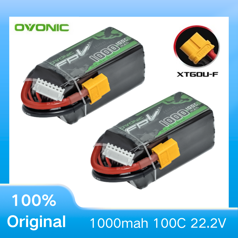 2 Buah Baterai LiPo OVONIC 100 - Drone Carrera Rc ulasan dan harga