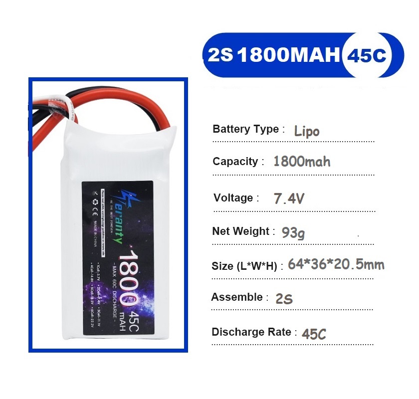 2 buah 7.4V Lipo 2S baterai 15 - Drone Carrera Rc ulasan dan harga
