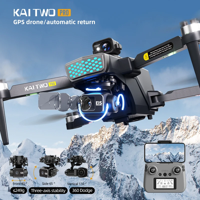 KAI Drone dua Pro kamera HD 4K - Drone Two Rc Way ulasan dan harga