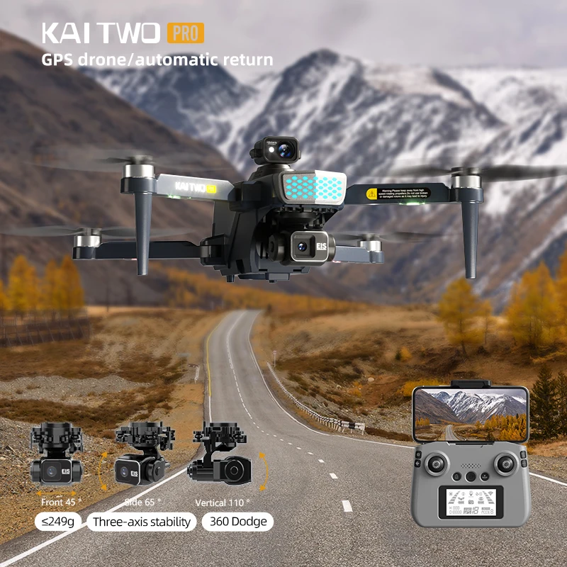 KAI Drone dua Pro kamera HD 4K - Drone Two Rc Way ulasan dan harga