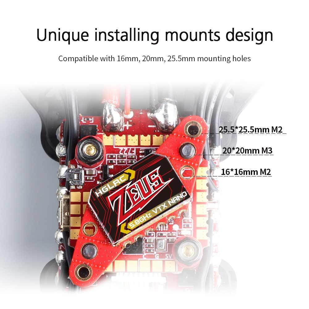 HGLRC Zeus Nano VTX 350mW 5.8G - Micro Fpv Quad ulasan dan harga