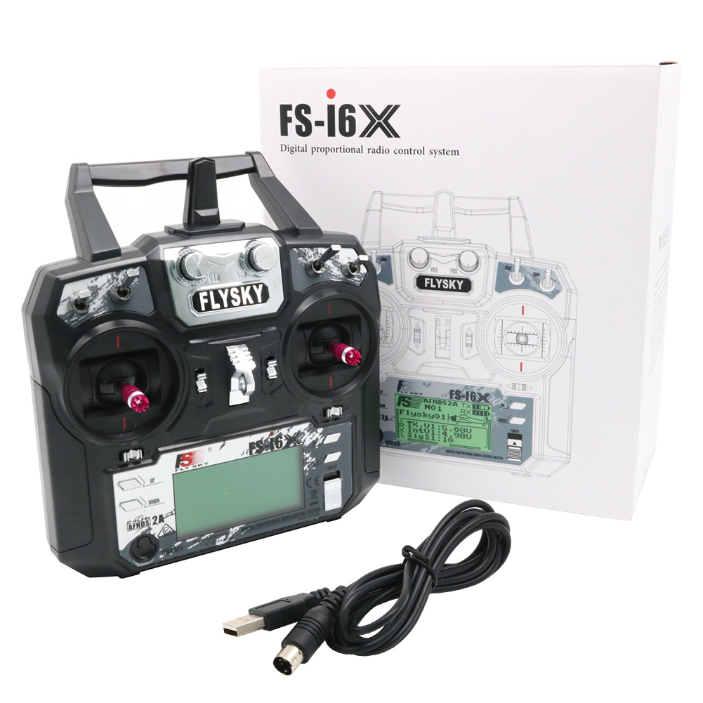 FLYSKY FS-i6X FS i6X 10CH 2.4G - Drone Carrera Rc ulasan dan harga