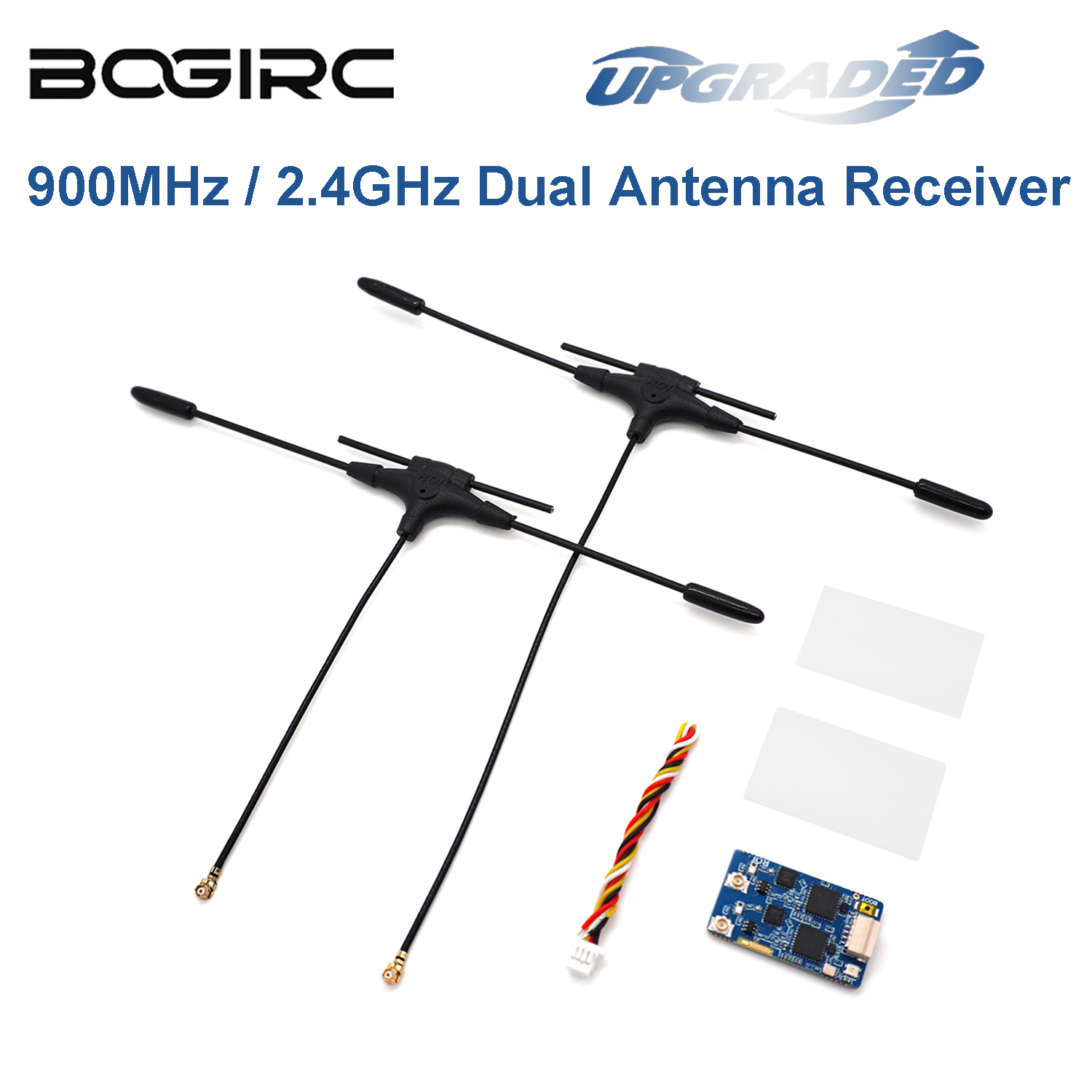 BOGIRC ExpressLRS RX Dual Ante - Drone Rc Frequency ulasan dan harga