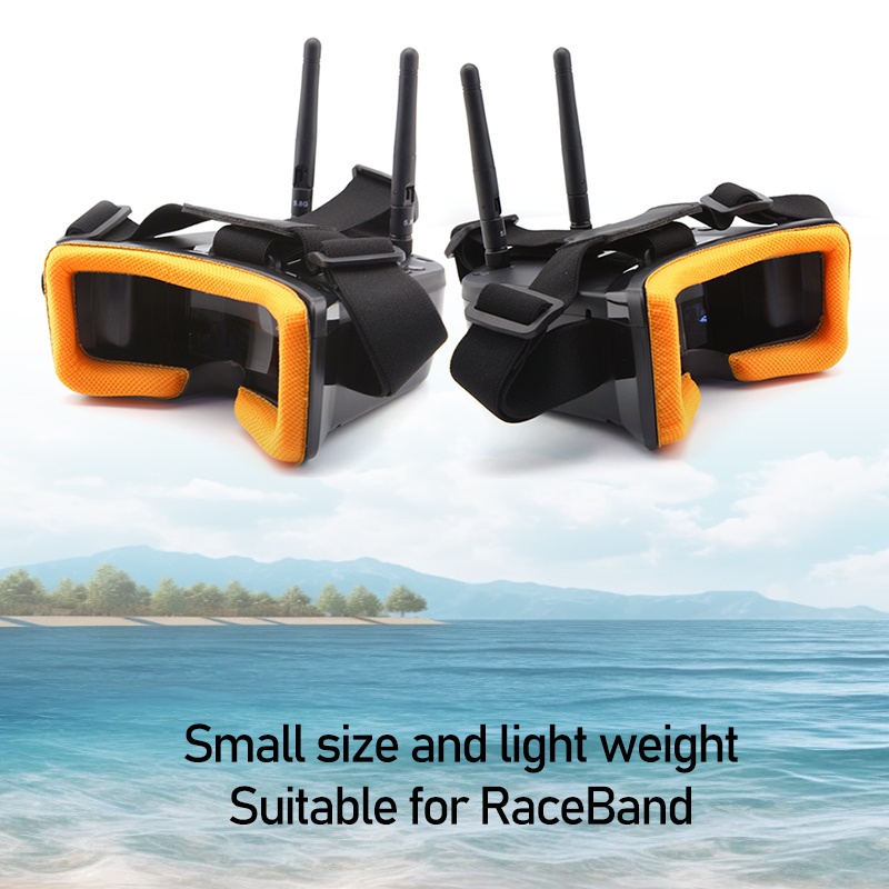 VR009 Kacamata Video FPV Layar - Fpv Antenna Receiver ulasan dan harga